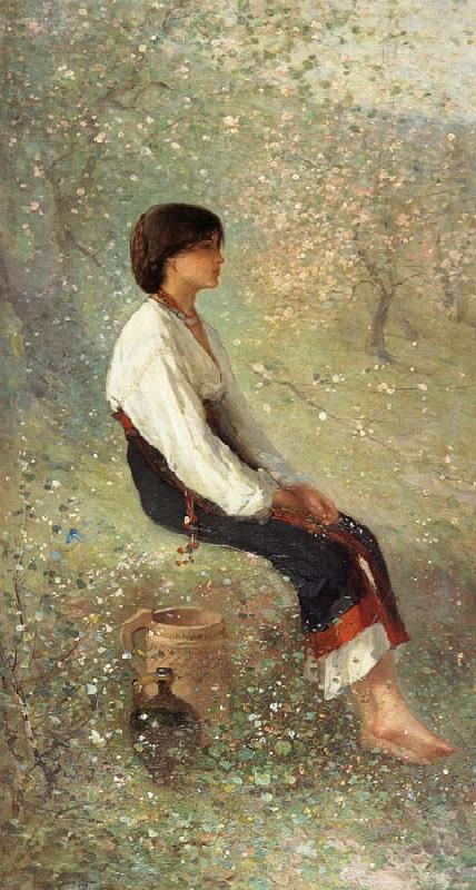 Nicolae Grigorescu Spring oil painting picture